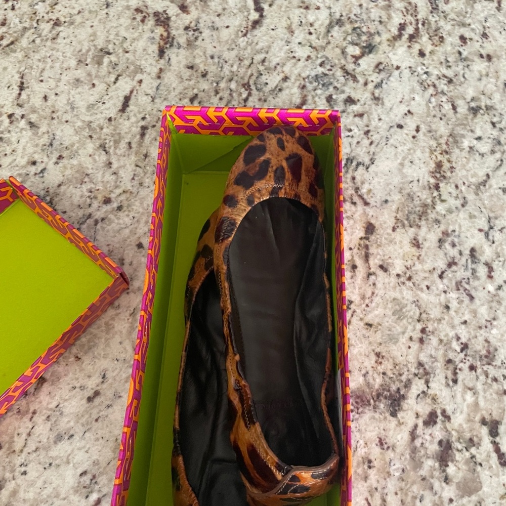 Tory Burch Leopard Print Flats